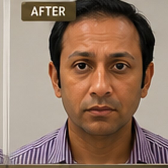 After Botox anti-wrinkle treatment — real client result at ASN Aesthetics Faisalabad