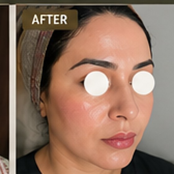 After pigmentation removal — clear even skin, real client result at ASN Aesthetics Faisalabad